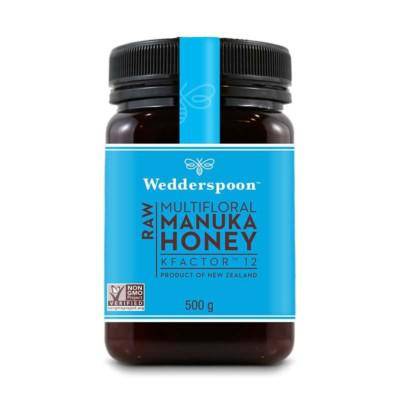 Wedderspoon麦卢卡蜂蜜KFactor 12 500 g|Wedderspoon Manuka Honey KFactor 12 - Manuka Hunaja 500 g