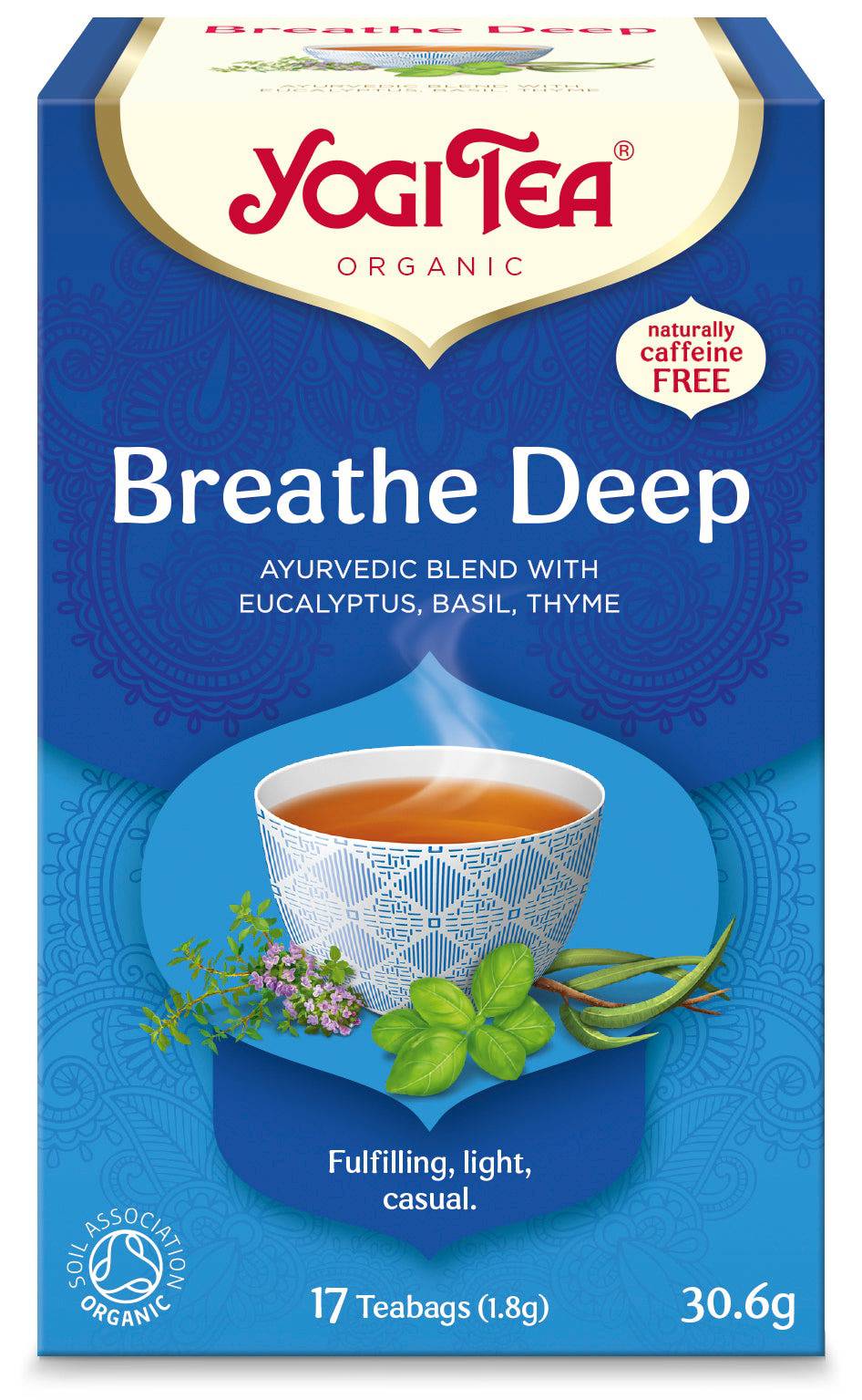 Yogi Tea Breathe Deep Teesekoitus 17 teepussia|YogiTea Yogi Tea 深呼吸混合茶 17茶包