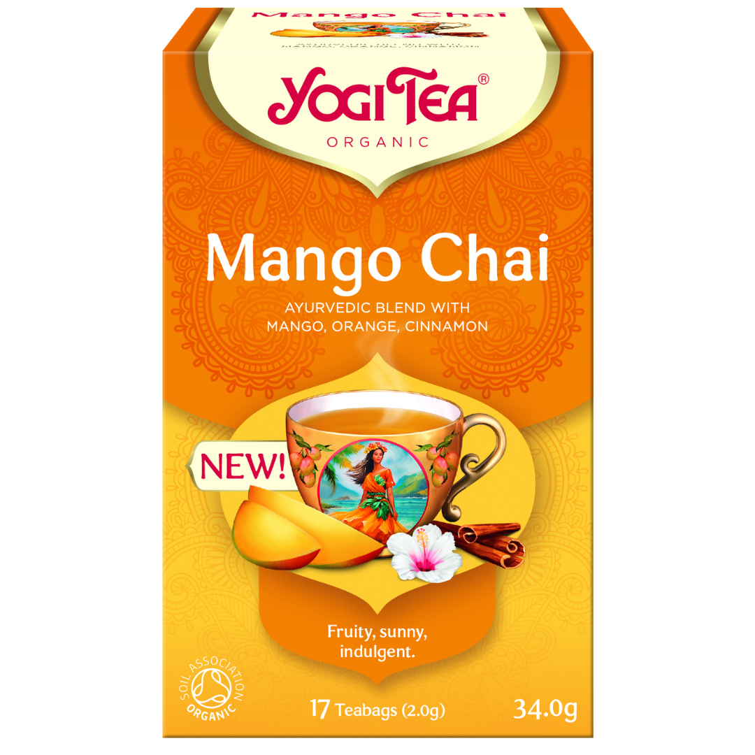 瑜伽茶芒果印度奶茶17袋|Yogi Tea Mango Chai 17 teepussia