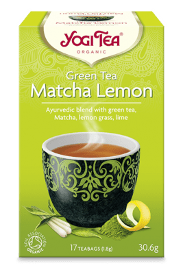 Yogi Tea Matcha Lemon Vihreä Tee 17 Teepussia|YogiTea 瑜伽茶抹茶柠檬绿茶 17茶包