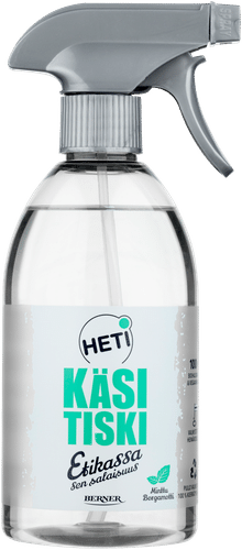 Heti 500ml Käsitiski spray bergamotti minttu