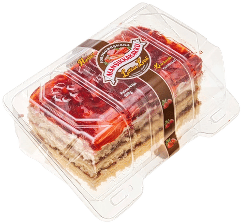 Laitilan Leipä Mansikkakakku 400 g Laktoositon, Maidoton Kerroskakku mansikan ystävälle｜Laitilan Leipä 草莓蛋糕 400g 无乳糖、无乳制品 多层蛋糕 献给草莓爱好者