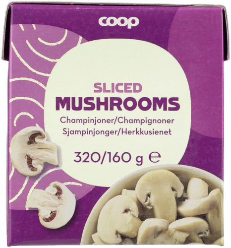 Coop 盐水蘑菇片 320/160 g