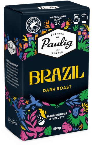 Brazil Paulig 巴西深度烘焙咖啡过滤研磨 450g