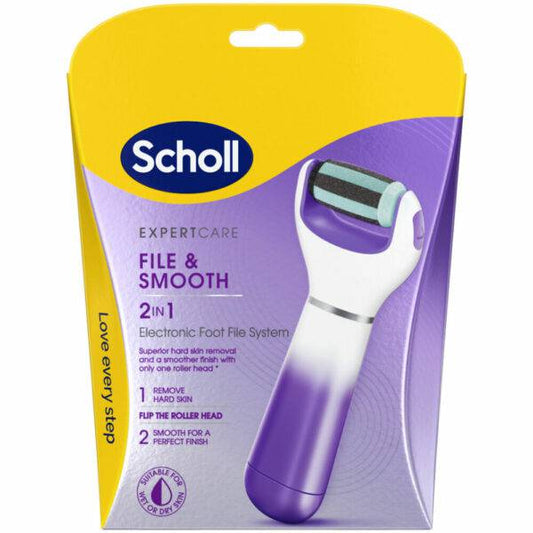 Scholl 两用电动足部磨砂器 2合1｜Scholl File & Smooth 2 in 1 - Elektroninen jalkaraspi 2 in 1