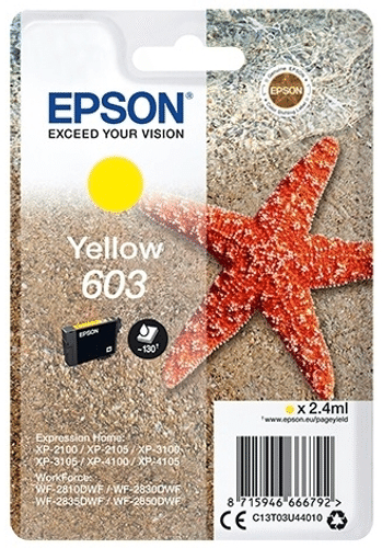 Epson 603墨水盒黄色