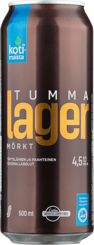 Kotimaista Tumma Lager 4,5% 0,5L olut