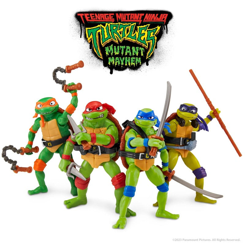 Turtles Mayhem 基础人偶 12 cm｜Turtles Mayhem Perus Figuurit 12 cm