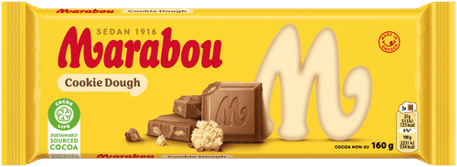 Marabou 曲奇面团巧克力板 160g｜Marabou Cookie Dough suklaalevy 160g