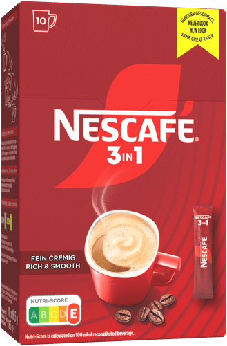 Nescafé 3in1 Classic 10 kpl/155g pikakahvi｜Nescafé 三合一经典10粒/155克速溶咖啡