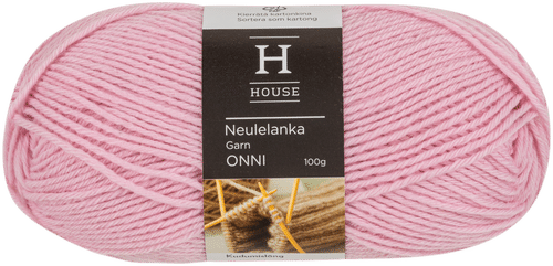 House Onni 编织线 100克 雾粉 13-2805TPX