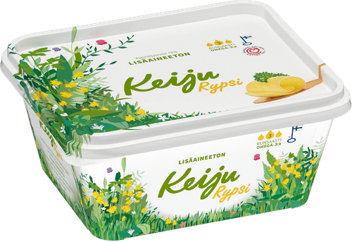 Keiju 菜籽菜籽油植物脂肪涂抹酱75% 600 g｜Keiju Rypsi rypsiöljy-kasvirasvalevite 75 % 600 g