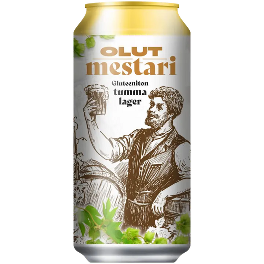 Stadin Panimo Oy Olutmestari Tumma Lager Gluteeniton 5,0% 0,44l｜Olutmestari Stadin Panimo Oy Ulutmestari 黑饮品 无麸质 5.0% 0,44l