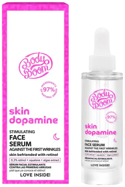 BodyBoom 焕活0.30%视黄醇面部精华 30ml｜BodyBoom skin dopamine stimuloiva 0,30 % retinolikasvoseerumi 30ml