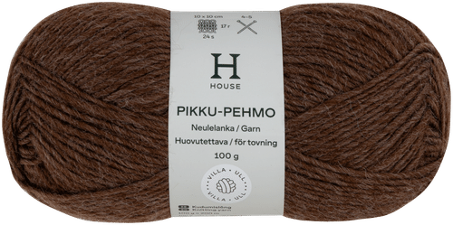 House 羊毛线 Pikku pehmo 100克 棕色 200089