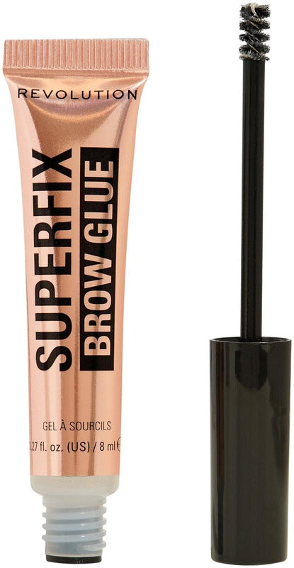 Makeup Revolution superfix 眉毛与头发定型胶 8ml 强力固定 透明｜Makeup Revolution superfix kulma ja hiuskiinnitysliima 8ml extra hold kirkas