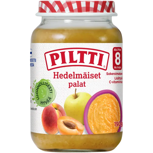 PILTTI 190g Hedelmäiset palat hedelmäsose 8kk｜Piltti 190g 果粒果泥 8 个月