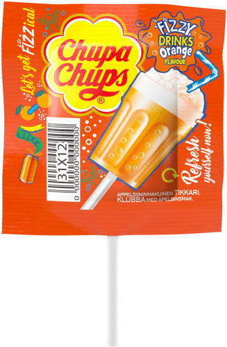 Chupa Chups 可乐橙子味棒棒糖 15g