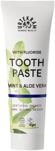 URTEKRAM Toothpaste Mint & Aloe Vera with Fluor 75ml