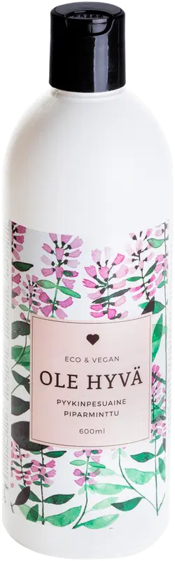 Ole Hyvä 洗衣液 薄荷 600 ml｜Ole Hyvä pyykinpesuaine piparminttu 600 ml