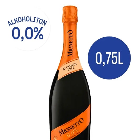 Mionetto 0,0 til-% 0,75 L pullo｜Mionetto 0.0 vol% 0.75 L 瓶