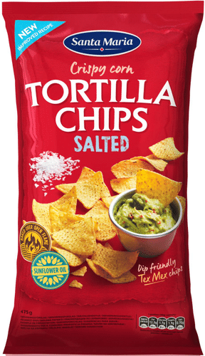 Santa Maria 盐味玉米片 475 g｜Santa Maria Tortilla Chips Salted suolatut maissilastut 475 g