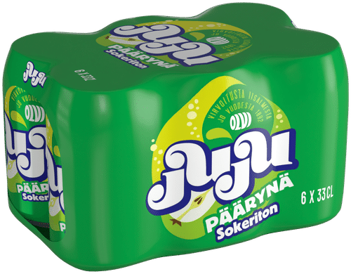 Juju 6xOLVI Juju 梨 无糖 0.33升 罐装