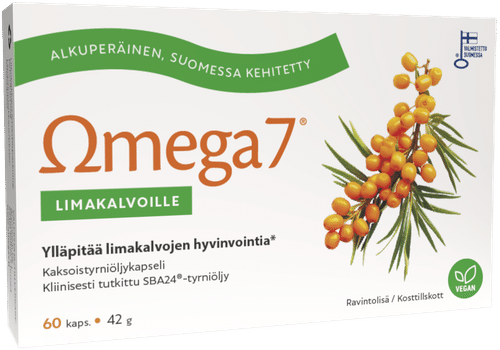 Omega7 SBA24® 双沙棘油 黏膜用 60 kaps