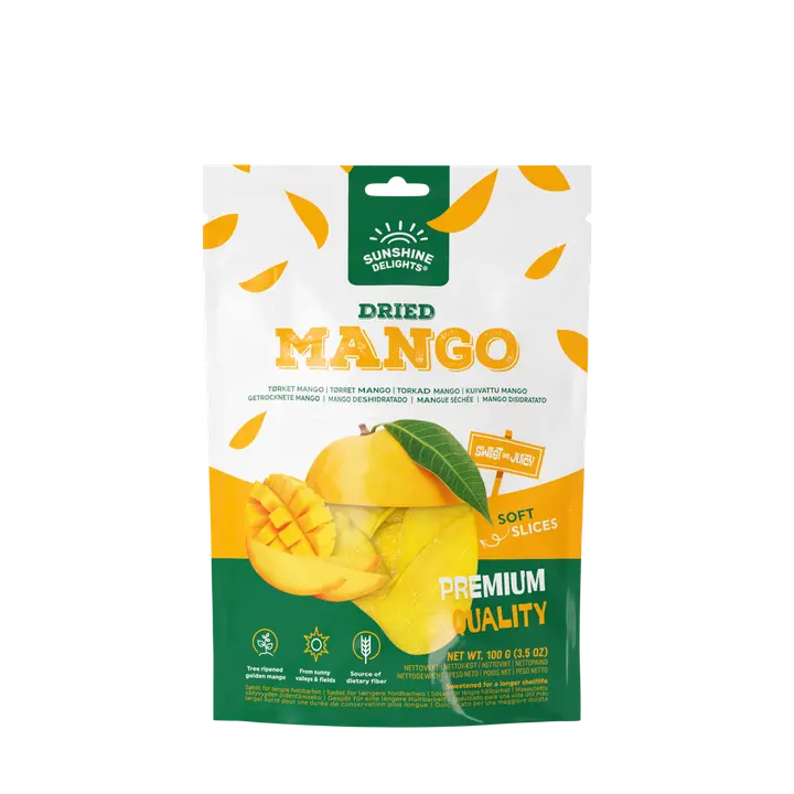 Sunshine Delights Kuivattu mango 100g-Sunshine Delights 芒果干 100g