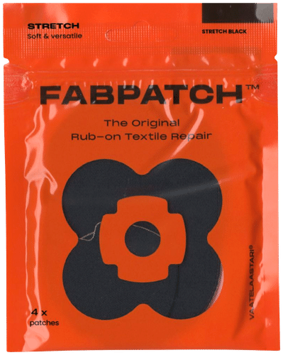 FabPatch 衣物修补贴 FabPatch，STRETCH BLACK - 衣物修补贴，摩擦粘贴式纺织品修补片