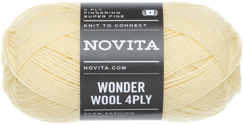 Novita Wonder Wool 4股毛线 50克 蛋白霜 205
