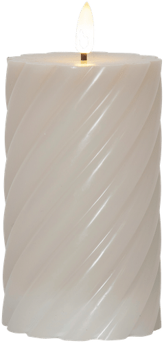 Star Trading LED桌面蜡烛Swirly，米色