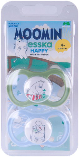 ESSKA happy 姆明奶嘴 4-36个月 2 kpl
