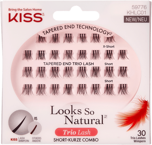 Kiss Looks So Natural 三合一假睫毛 30kpl