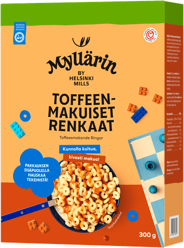 Myllärin Toffeenmakuiset Renkaat 300 g｜Myllärin 太妃糖味圈 300 g