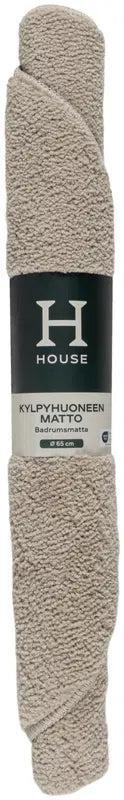 House 圆形浴室地垫 65厘米 米色