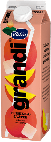 Valio Grandi® persikkajäätee 1 l mehujuoma sokeriton｜Valio Grandi® 桃子冰茶 1 升 果汁饮料 无糖