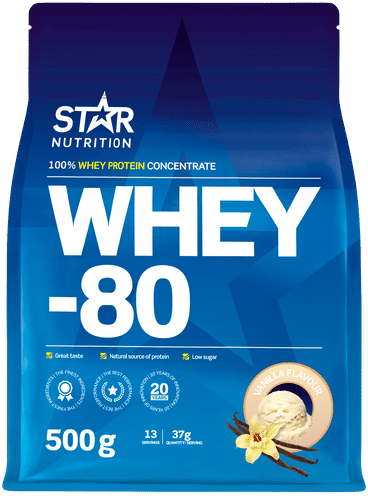 Star Nutrition Whey-80 香草味 500g｜Star Nutrition Whey-80 Vanilla 500g
