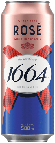 1664 Rose饮品4.5%罐装 0,50L