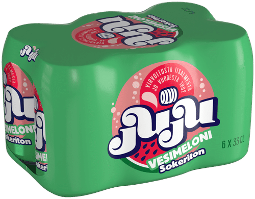 6xJuju Vesimeloni Sokeriton 0,33 l tlk