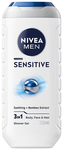 NIVEA MEN 250ml 敏感肌沐浴露