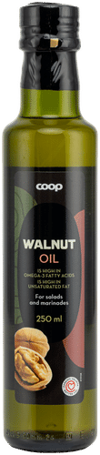Coop saksanpähkinäöljy 250 ml