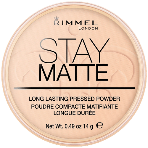 Rimmel London Rimmel 14克 哑光粉饼 001 透明色