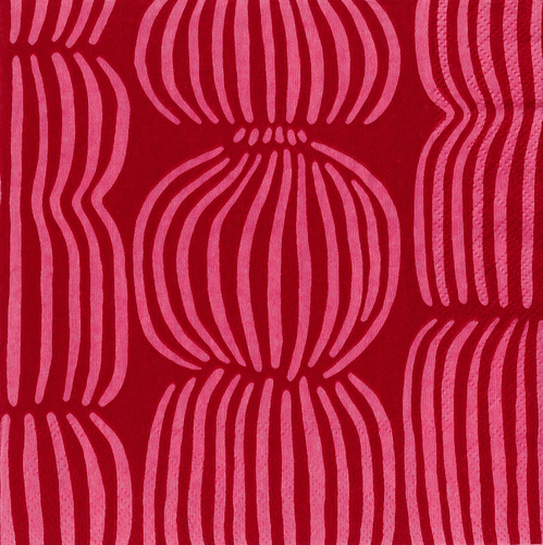 Pentik 谷物餐巾 红色 33x33厘米 20 kpl
