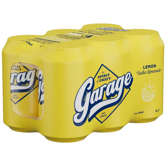 6-pack Garage Vodka Lemonade juomasekoitus 4,1% 0,33 L tlk｜Garage 6 件装 Garage 伏特加柠檬水混合饮料 4.1% 0.33 L tlk