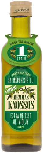 Memmas Knossos 有机特级初榨橄榄油 500 ml｜Memmas Knossos Luomu Extra Neitsytoliiviöljy 500 ml