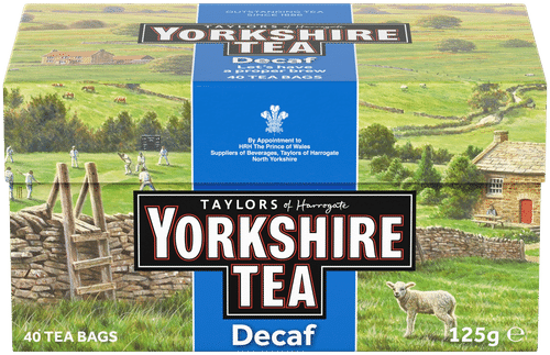 Taylors of Harrogate Yorkshire kofeiiniton musta tee 40 pss ilman narua 125gr｜TAYLORS OF HARROGATE 约克郡脱咖啡因红茶 40 ps 无线 125gr