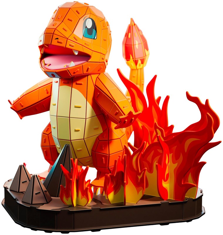 4D PUZZLES 宝可梦30厘米-小火龙｜4D Puzzles Pokemon 30 cm - Charmander