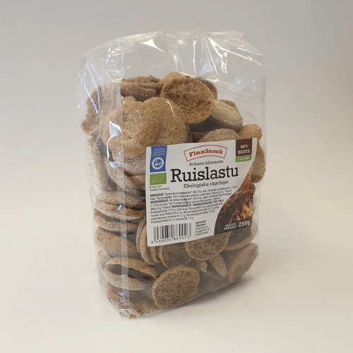 FinnSnack Ruislastu luomu 250g｜FinnSnack 有机黑麦薄脆 250g