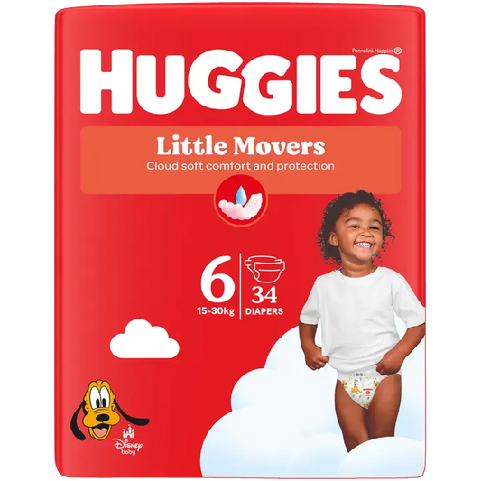Huggies Teippivaippojen koot 6 34 st｜Huggies 纸尿裤尺寸 6 34 片